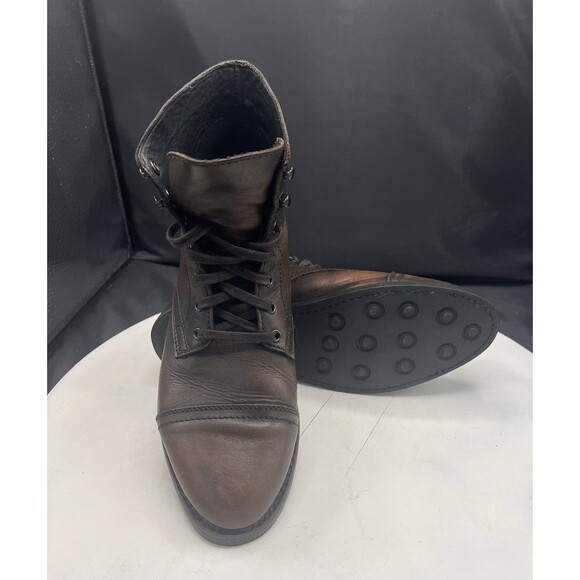 Thursday Captain Brown Leather Cap Toe Boots Fit Men’s 9.5-10 See Measurements main image 13